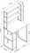 ������ ���������� MEGAPAP BERKUS PINE OAK (90 X 60 X 178 CM)