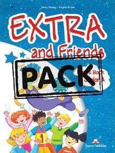 EXTRA AND FRIENDS JUNIOR A POWER PACK (ALPHABET BOOK, ACTIVITY BOOK, VOCABULARY, GRAMMAR PRACTICE) PUPILS BOOK 108099079