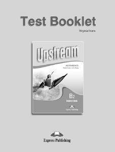 UPSTREAM INTERMEDIATE B2 REVISED EDITION TEST BOOKLET