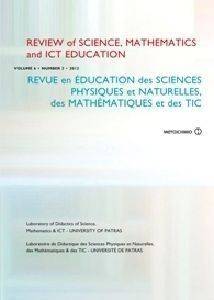 REVIEW OF SCIENCE MATHEMATICS AND ICT EDUCATION VOLUME 6 NUMBER 2 REVIEW OF SCIENCE MATHEMATICS AND ICT EDUCATION VOLUME 6 NUMBER 2