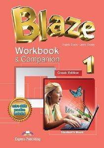 BLAZE 1 WORKBOOK & COMPANION STUDENTS BOOK VIRGINIA EVANS, JENNY DOOLEY