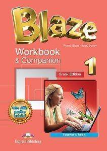 BLAZE 1 WORKBOOK & COMPANION TEACHERS BOOK VIRGINIA EVANS, JENNY DOOLEY