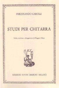 CARULLI FERDINANDO STUDI PER CHITARRA