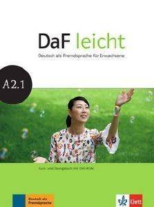 DAF LEICHT A2.1 KURSBUCH & ARBEITSBUCH (+ DVD-ROM)