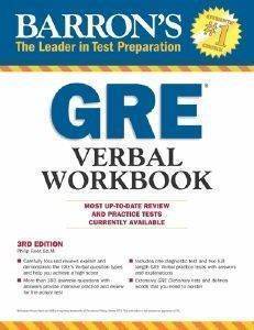 BARRONS GRE VERBAL WORKBOOK 3RD ED