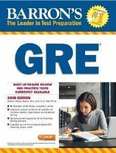 BARRONS GRE WITH ONLINE PRACTICE TESTS 22ND ED BARRONS GRE WITH ONLINE PRACTICE TESTS 22ND ED