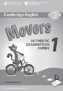 CAMBRIDGE YOUNG LEARNERS ENGLISH TESTS MOVERS 1 ANSWER BOOK (FOR REVISED EXAM FROM 2018) N/E