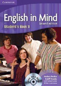 ENGLISH IN MIND 3  STUDENTS BOOK (+ DVD-ROM) 2ND ED