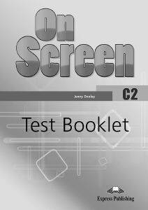ON SCREEN C2 TEST BOOKLET