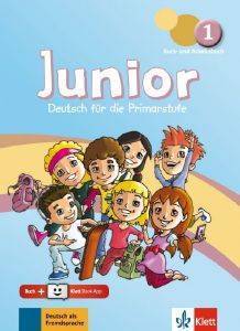 JUNIOR 1 KURSBUCH - ARBEITSBUCH (+AUDIOS ONLINE + KLETT BOOK-APP) 108167935