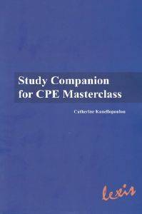 STUDY COMPANION FOR CPE MASTERCLASS