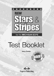 NEW STARS & STRIPES MICHIGAN ECPE 2021 EXAM TEST BOOKLET 
