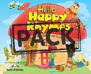 HELLO HAPPY RHYMES STUDENTS BOOK PACK (+ CD + DVD)