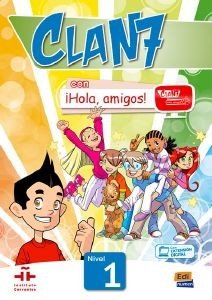 CLAN 7 CON HOLA AMIGOS 1 ALUMNO (+CD-ROM)