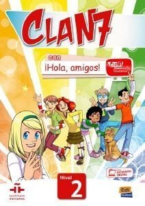 CLAN 7 CON HOLA AMIGOS 2 ALUMNO (+CD-ROM)