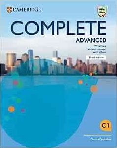 COMPLETE ADVANCED WORKBOOK (+ E-BOOK) WITHOUT ANSWERS/A 3RD ED