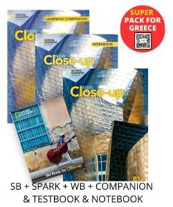 NEW CLOSE-UP B1+ SUPER PACK FOR GREECE (STUDENTS BOOK - SPARK -WORKBOOK -COMPANION-TESTBOOK- NOTEBOOK)