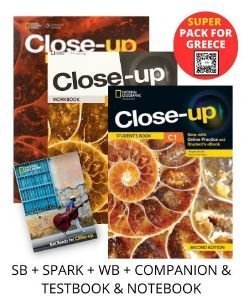 CLOSE UP C1 SUPER PACK FOR GREECE (SB + SPARK + WB + COMPANION & TESTBOOK & NOTEBOOK) CLOSE UP C1 SUPER PACK FOR GREECE (SB + SPARK + WB + COMPANION & TESTBOOK & NOTEBOOK)