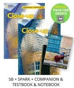 NEW CLOSE UP B1+ SPECIAL PACK FOR GREECE (STUDENTS BOOK-SPARK-COMPANION-TESTBOOK-NOTEBOOK) ��������� ����