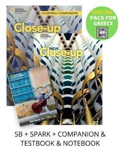 NEW CLOSE UP B2 SPECIAL PACK FOR GREECE (STUDENTS BOOK-SPARK-COMPANION- TESTBOOK-NOTEBOOK)