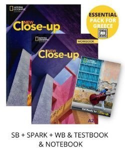 NEW CLOSE UP A2 ESSENTIAL PACK FOR GREECE (STUDENTS BOOK-SPARK-WORKBOOK- TESTBOOK-NOTEBOOK) 108191539