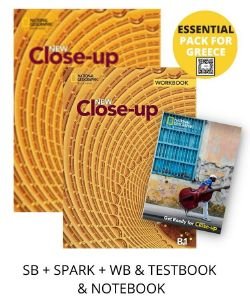 NEW CLOSE UP B1 ESSENTIAL PACK FOR GREECE (STUDENTS BOOK-SPARK-WORKBOOK-TESTBOOK-NOTEBOOK) 108191540