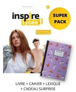 ΣΥΛΛΟΓΙΚΟ ΕΡΓΟ INSPIRE LYCEE 1 SUPER PACK (LIVRE + CAHIER + LEXIQUE + CADEAU SURPRISE)