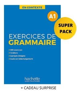 EXERCICES DE GRAMMAIRE EN CONTEXTE A1 SUPER PACK (+ CADEAU SURPRISE)