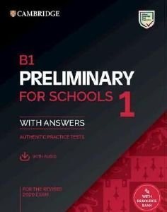 CAMBRIDGE PRELIMINARY FOR SCHOOLS 1 SELF STUDY PACK (+ DOWNLOADABLE AUDIO) (FOR REVISED EXAMS FROM 2020)