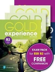 EXAM PACK ESB B2 GOLD EXPERIENCE B2 GOLD EXPERIENCE B2 STUDENTS BOOK WITH APP + WORKBOOK + COMPANION + YORK PRACTICE TEST FOR ESTUDENTS BOOK B2 ��������� ����