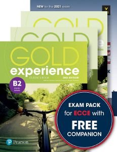 EXAM PACK ECCE GOLD EXPERIENCE B2 STUDENTS BOOK WITH APP + WORKBOOK + COMPANION + YORK EXAM SKILLS FOR ECCE