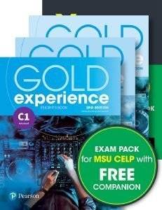 EXAM PACK MSU CELP GOLD EXPERIENCE C1 STUDENTS BOOK WITH APP + WORKBOOK + COMPANION + YORK PRACTICE TEST FOR MSU CELP ��������� ����