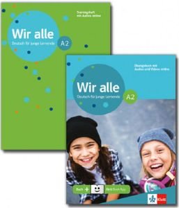 WIR ALLE A2 UBUNGSBUCH (+AUDIOS-ONLINE+KLETT BOOK-APP+TRAINNINGSHEFT)