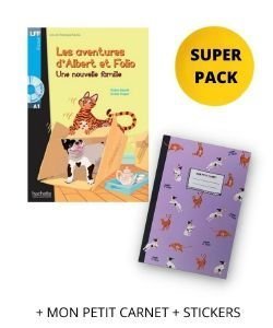 ΣΥΛΛΟΓΙΚΟ ΕΡΓΟ ALBERT ET FOLIO UNE NOUVELLE FAMILLE SUPER PACK (+ MON PETIT CARNET + STICKERS)