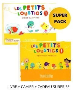 LES PETITS LOUSTICS 1 SUPER PACK (LIVRE + CAHIER + CADEAU SURPRISE)