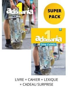ADOMANIA 1 SUPER PACK (LIVRE + CAHIER + LEXIQUE + CADEAU SURPRISE)