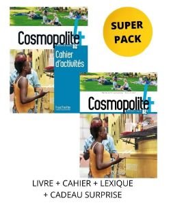 COSMOPOLITE 4 SUPER PACK (LIVRE + CAHIER + LEXIQUE + CADEAU SURPRISE)