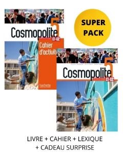 COSMOPOLITE 5 SUPER PACK (LIVRE + CAHIER + LEXIQUE + CADEAU SURPRISE)