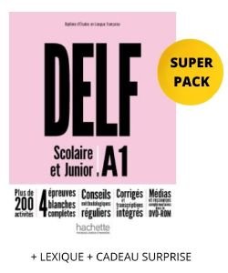 DELF SCOLAIRE & JUNIOR A1 SUPER PACK (+ LEXIQUE + CADEAU SURPRISE)