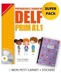 DELF PRIM A1.1 SUPER PACK (+ MON PETIT CARNET + STICKERS)