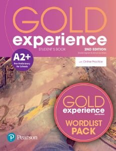 GOLD EXPERIENCE A2+ STUDENTS BOOK PACK (+ ONLINE PRACTICE + EBOOK + WORDLIST) 2ND ED 108193100