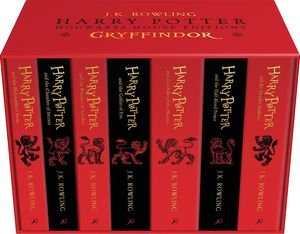 ROWLING JOANNE HARRY POTTER GRYFFINDOR HOUSE EDITIONS PAPERBACK BOX SET