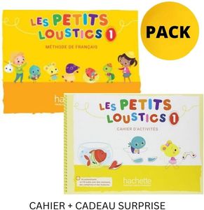 LES PETITS LOUSTICS 1 PACK (CAHIER + CADEAU SURPRISE)