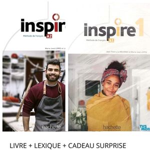 INSPIRE 1 & 2 PACK (LIVRE + LEXIQUE + CADEAU SURPRISE)