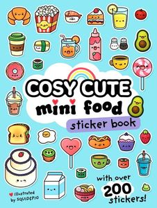 COSY CUTE MINI FOOD STICKER BOOK