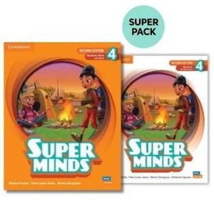 SUPER MINDS 4 SUPER PACK 1 (STUDENTS BOOK + WORKBOOK + WORDLIST) 2ND ED