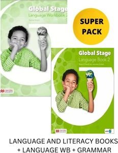GLOBAL STAGE 2 SUPER PACK (LANGUAGE AND LITERACY BOOKS + LANGUAGE WB + GRAMMAR)