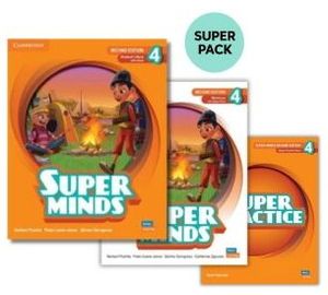 SUPER MINDS 4 SUPER PACK 2 (STUDENTS BOOK + WORKBOOK + SUPER PRACTICE + WORDLIST) 2ND ED