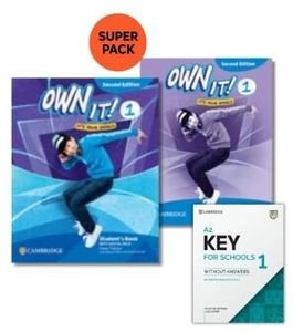 OWN IT! 1 SUPER PACK 2 (STUDENTS BOOK + WORKBOOK + KEY FOR SCHOOLS 1 + WORDLIST) 2ND ED