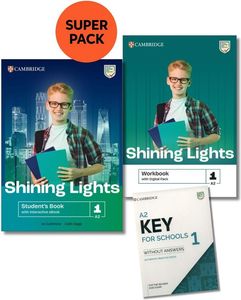SHINING LIGHTS 1 SUPER PACK 2  (STUDENTS BOOK + WORKBOOK + KEY FOR SCHOOLS 1)